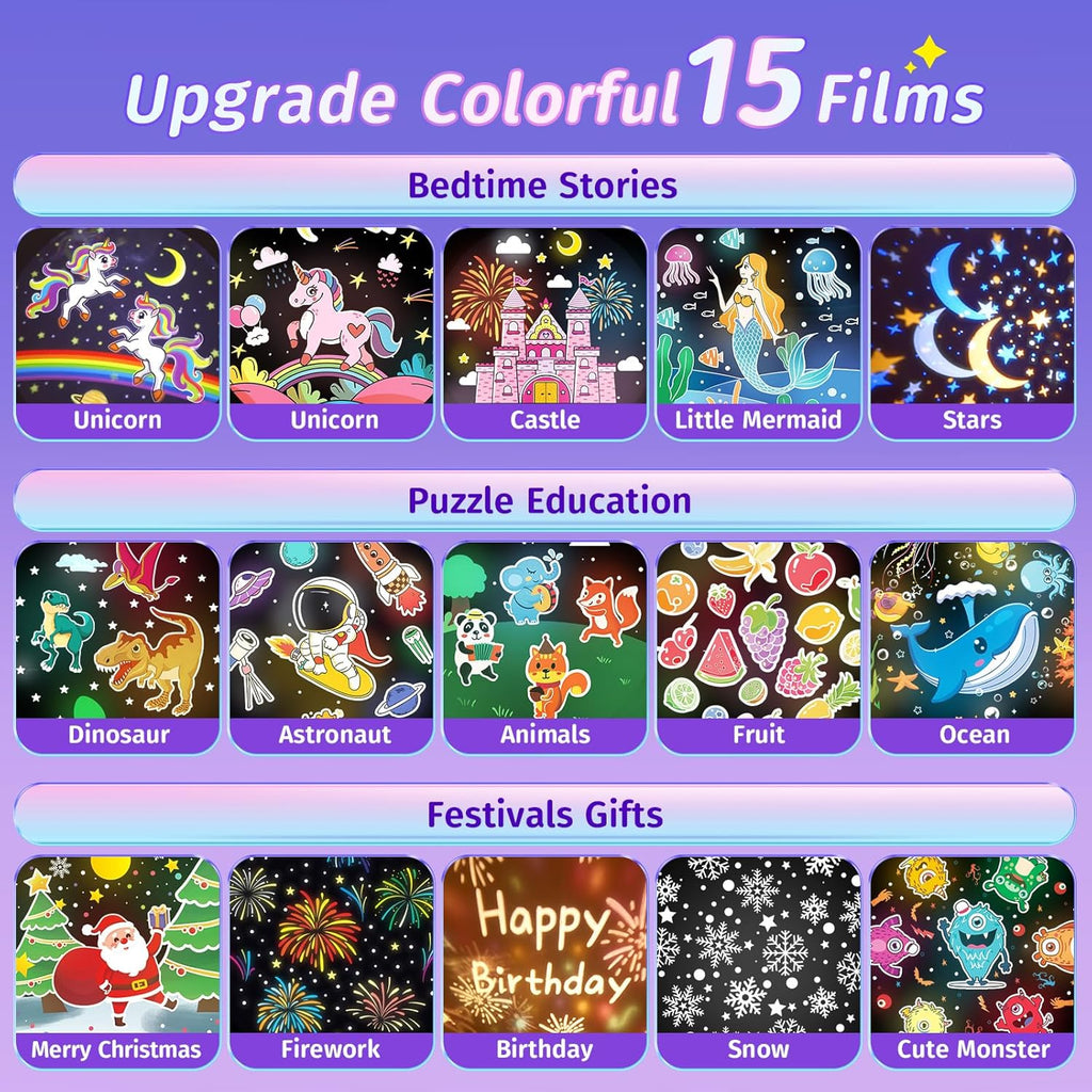 Night Light for Kids Gifts, 15 Sound Machine Baby Night Light